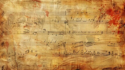 Complex forms of musical instruments A border surrounds the central area of ​​the image. Draw attention to the musical theme. At the same time, it leaves room for other content. Place it in the middle