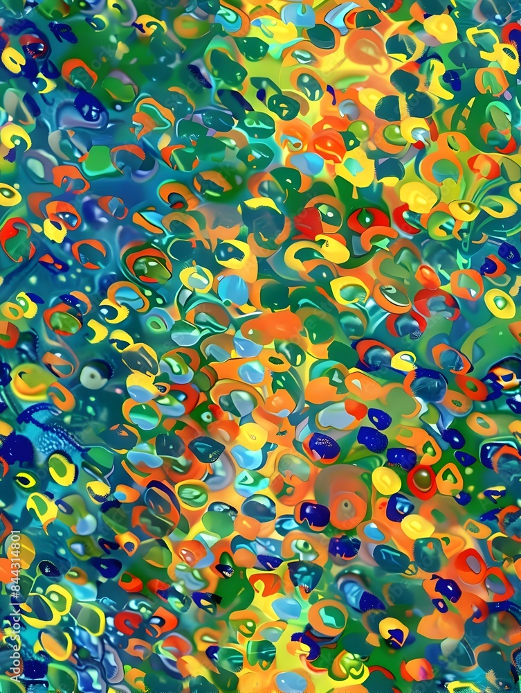 Aufkleber swirling chromatic flow captivating abstract artwork of dynamic liquid movements and vibrant color c