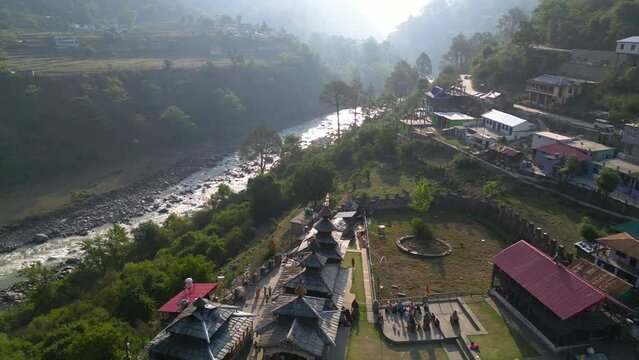 Mahasu Devta Temple located on the Tyuni-Mori road at Hanol