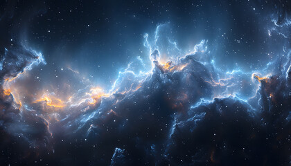 Naklejka premium space background