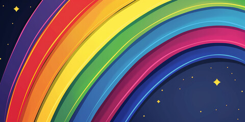abstract rainbow background,Generated By Ai