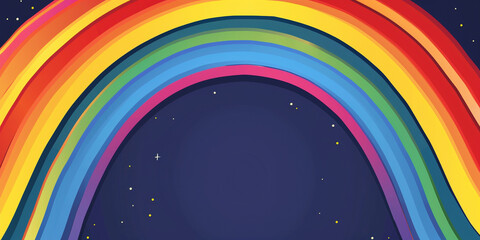 abstract rainbow background with rainbow,Generated By Ai