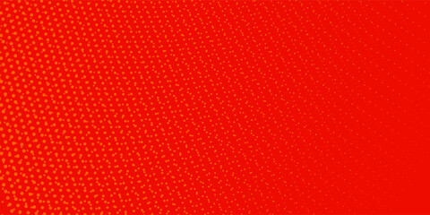 Dots halftone orange color pattern gradient texture with technology digital background. Dots pop art comics with summer background. dots halftone