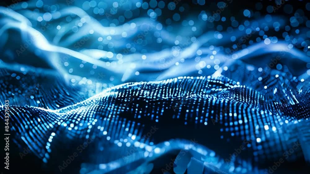 Poster abstract advanced technology digital background animation