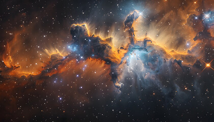 Naklejka premium space background