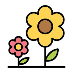 Flower garden icon