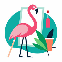 Painting Art board concept vector illustration eps 10