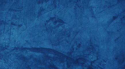 Blue cement wall background with abstract pattern in retro concept for wallpaper or graphic design