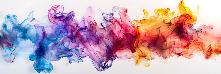 Fluid Dynamics: Captivating Ink Bleed Effect Illustrating Abstract Shapes and Forms