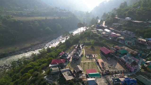 Mahasu Devta Temple located on the Tyuni-Mori road at Hanol