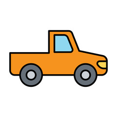 Pickup truck icon