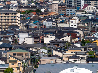 Fototapeta premium 大阪の住宅密集地