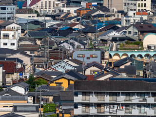 Fototapeta premium 大阪の住宅密集地