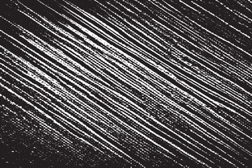 Obraz premium Abstract Striped Grunge Black and White Texture - Vector Ink Brush Illustration Background