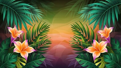 Naklejka premium Frame made of green leaves pistachio eucalyptus on white wooden planks view from above copy space flat lay design element