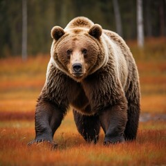 Fototapeta premium powerful grizzly bear