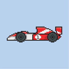 JET CAR RACING PIXEL ART