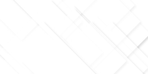 Abstract triangle and square background. White color technology texture corner and Abstract background with lines. Digital template banner design. Modern Abstract business pattern concept. 