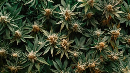 Marijuana buds background. Best for cannabis background banner.