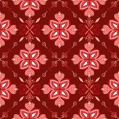 Beautiful carpet ethnic art. Geometric ethnic seamless pattern in tribal. Design for background, wallpaper, illustration, fabric, clothing, carpet, textile, batik, embroidery.