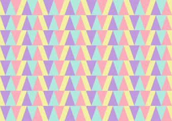 Abstract seamless gorgeous geometric fabric textile, Colorful pastel triangle pattern background. Design for backdrop, rug, wallpaper, clothing, wrap, banner,tile, embroidery decor-Vector illustration