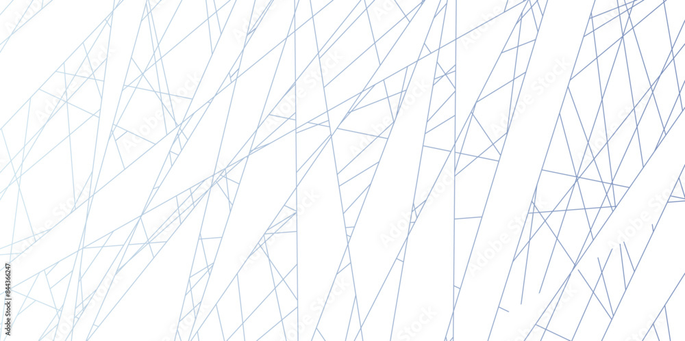 Poster abstract lines in grey and white tone of many squares and rectangle shapes on white background. meta