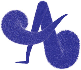 flurry effect A, pet effect typography A