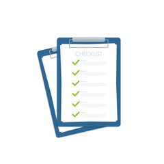 Creative vector illustration of check list document, paper check list and to do list with checkboxes, concept of survey, online quiz, completed things or done test, feedback.	