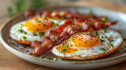 Bacon and Eggs Breakfast
