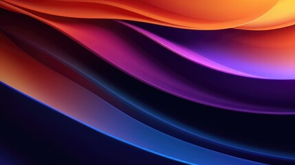 A close-up view of a dark gradient backdrop with shades of orange, blue, and purple
