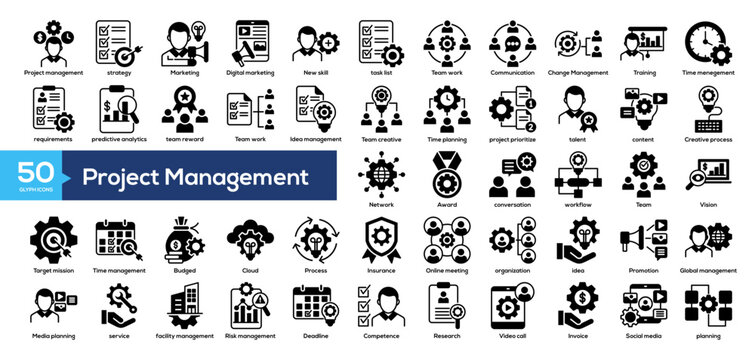 Project Management Icons Images – Browse 302,468 Stock Photos, Vectors ...