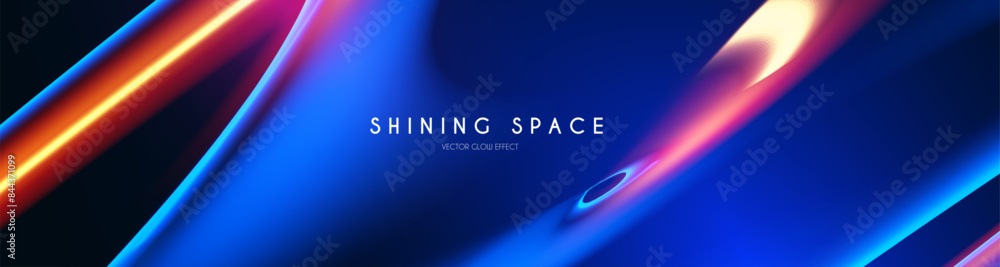Canvas Prints motion light effect. shining magic background and liquid speed light