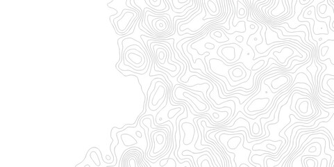 Pattern with lines and dots The stylized height of the topographic map contour in lines and contours isolated on transparent. Black and white topography contour lines map isolated on white background.