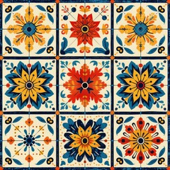 Produce a tileable background of Eastern European folk art and traditional patterns, crafted to join seamlessly in all directions, a seamless pattern