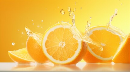 orange, fruit, isolated, food, citrus, fresh, lemon, white, slice, healthy, vitamin