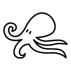 squid tentacle icon transparent background