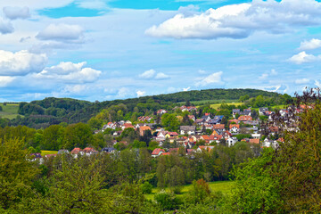 Fototapeta premium Blankenbach im Landkreis Aschaffenburg (Bayern)