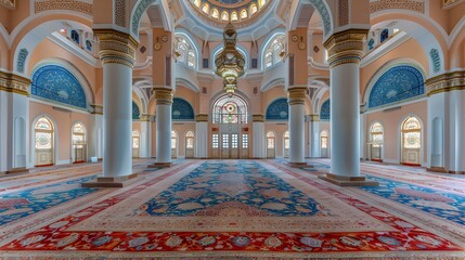 interior of the mosque