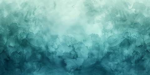 Fototapeta premium Abstract art blue paint background with liquid fluid grunge texture. Blue green texture