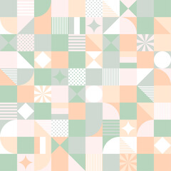 シームレス背景パターン_幾何学模様