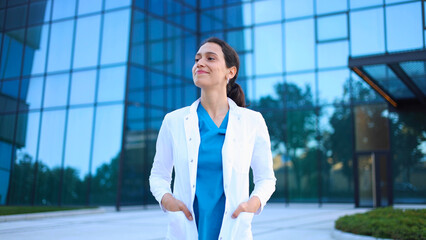 Portrait of a beautiful female doctor