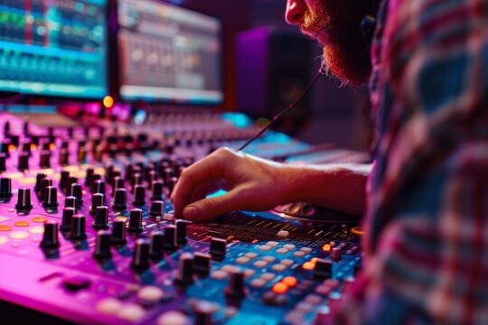 A Musicians Touch: Fading In the Late Night Studio