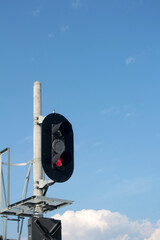 traffic light on a sky