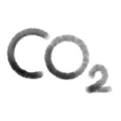 Co2 illustration with watercolor style design and transparent background., illustration carbon dioxide