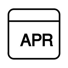 calendar april icon