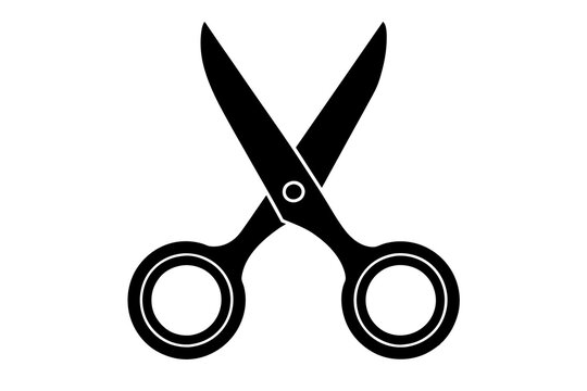 recommend clip art: scissors icon silhouette vector illustration