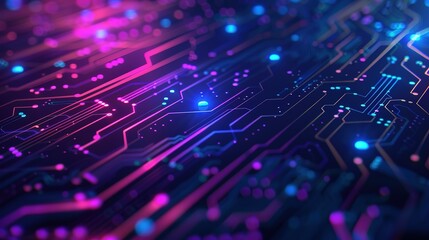 Obraz premium circuit board pattern