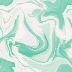 Seamless abstract pattern. Simple background with green, grey, white texture. Digital brush strokes background. Design for textile fabrics, wrapping paper, background, wallpaper, cover.