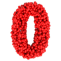 Number 0 from balls isolated