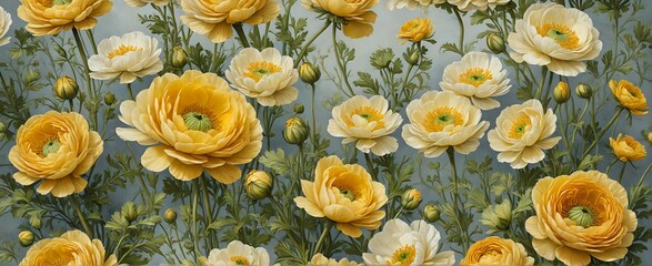 Vibrant Yellow Flower Wallpaper